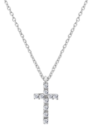 Collana - Argento e diamanti