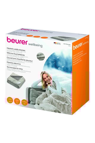 Coperta riscaldante - 180 x 130 cm - Grigio
