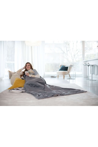 Cobertura aquecida - Cinza - 180 x 130 cm