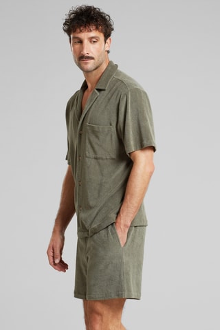 Calções loose - Caqui