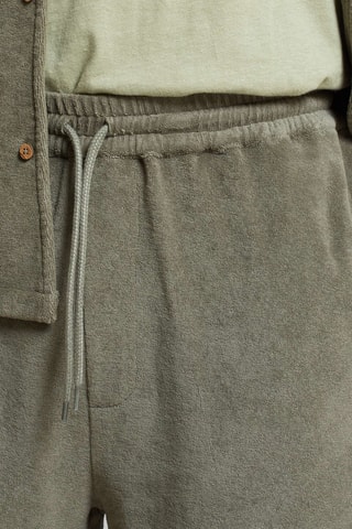 Calções loose - Caqui