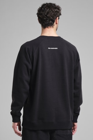 Sweat em algodão biológico - Preto