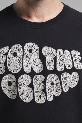 Sweat em algodão biológico - Preto