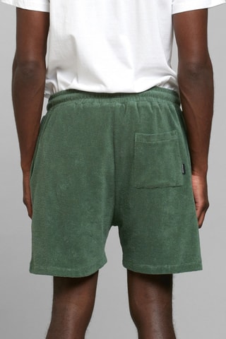 Calções loose em algodão biológico - Caqui