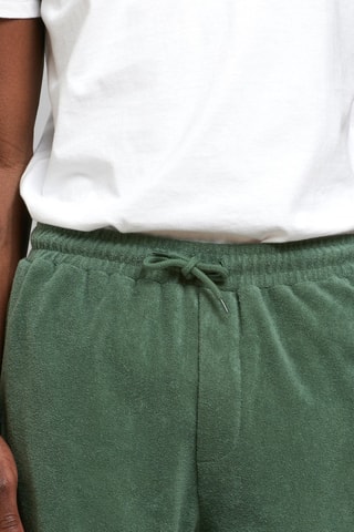 Calções loose em algodão biológico - Caqui