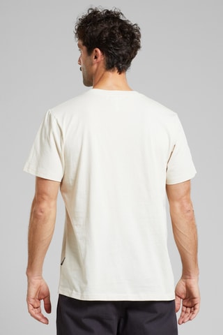 T-shirt regular em algodão biológico - Cru