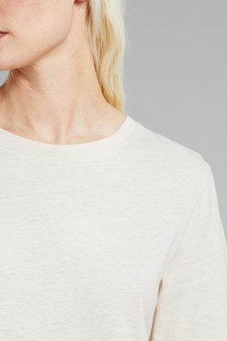 Vestido direito oversize em algodão biológico - Bege