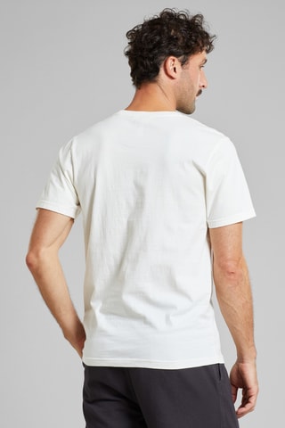 T-shirt regular em algodão biológico - Branco