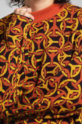 Camisola relaxed em algodão biológico - Multicor