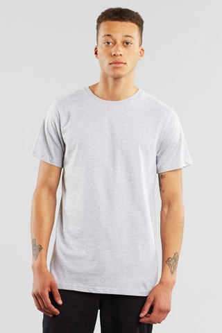 T-shirt regular - Cinzento-claro