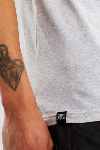 T-shirt regular - Cinzento-claro