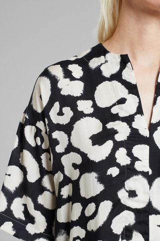 Vestido direito loose - Preto