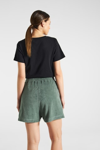 Calções direitos - Caqui