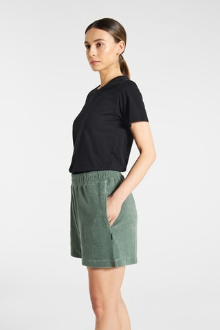 Calções direitos - Caqui