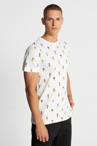 T-shirt em algodão biológico - Branco