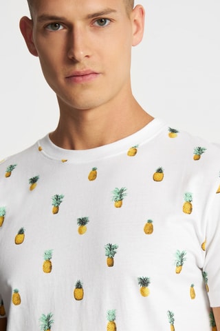 T-shirt em algodão biológico - Branco