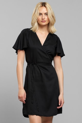 Vestido traçado - Preto