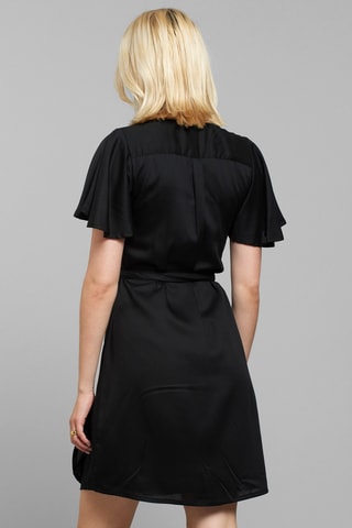 Vestido traçado - Preto