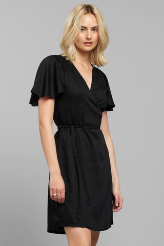 Vestido traçado - Preto