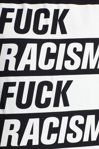 T-shirt regular em algodão biológico - Preto