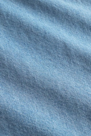 T-shirt loose em algodão biológico - Azul