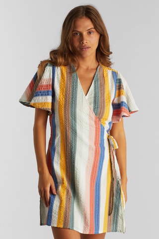 Vestido traçado - Multicor