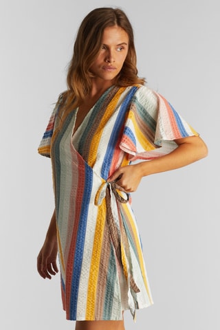 Vestido traçado - Multicor