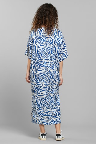 Vestido direito - Azul