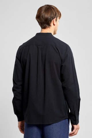 Camisola regular em algodão biológico - Preto