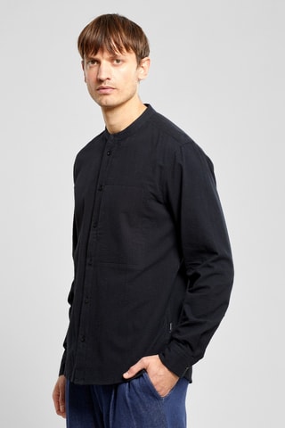 Camisola regular em algodão biológico - Preto