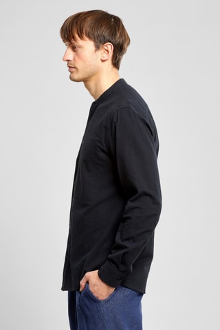 Camisola regular em algodão biológico - Preto