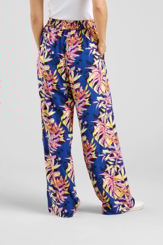 Calças wide legs - Multicor