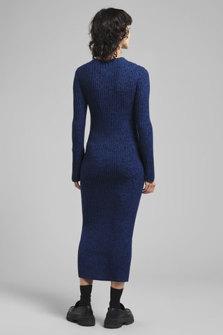 Vestido-camisola em algodão biológico - Preto