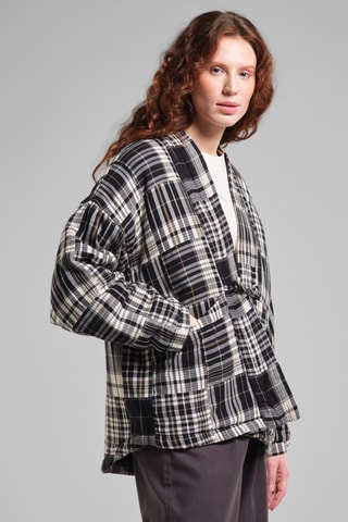 Casaco em algodão biológico - Preto