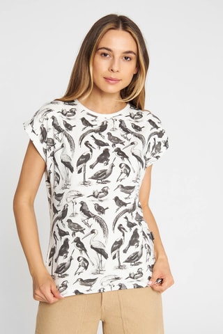 T-shirt em algodão biológico - Branco