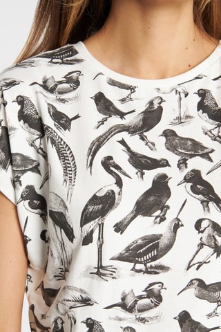 T-shirt em algodão biológico - Branco