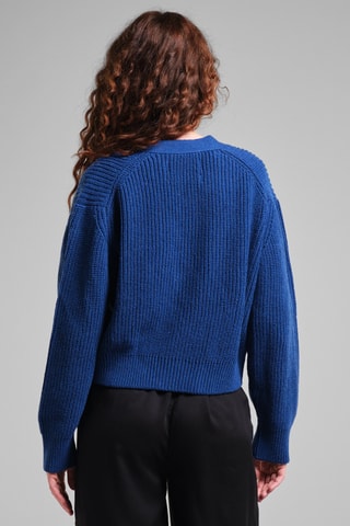 Gilet en laine - Bleu foncé