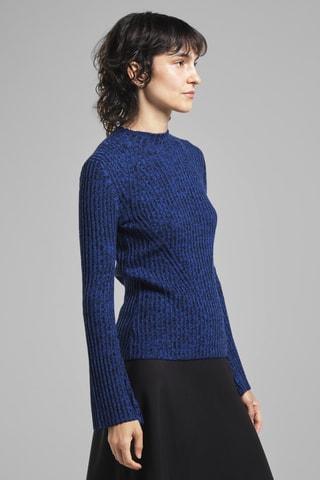 Top em algodão biológico - Azul