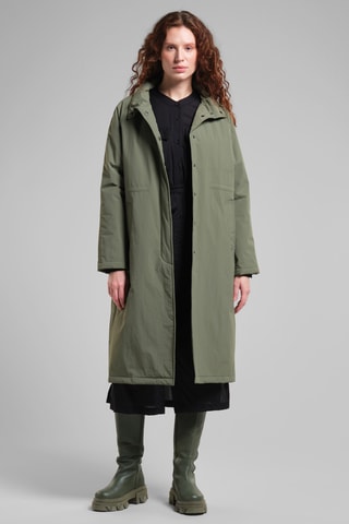 Sobretudo comprido - Caqui