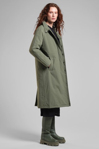 Sobretudo comprido - Caqui