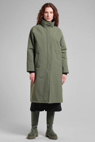 Sobretudo comprido - Caqui