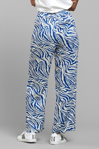 Calças wide legs - Azul