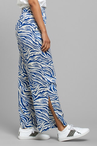 Calças wide legs - Azul