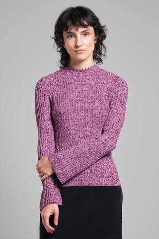 Top em algodão biológico - Rosa