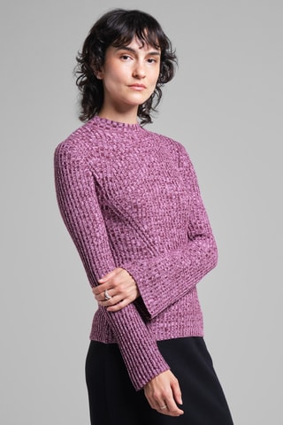 Top em algodão biológico - Rosa