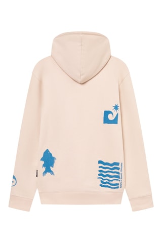 Sweat com capuz - Cru