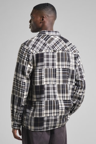 Camisa loose em algodão biológico - Preto