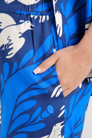 Calções regular - Azul