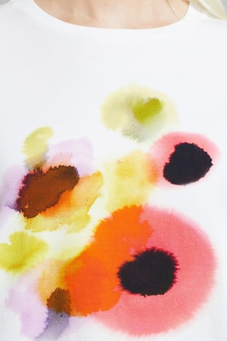 T-shirt loose - Branco