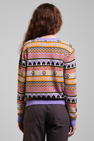 Sweat em algodão biológico - Violeta